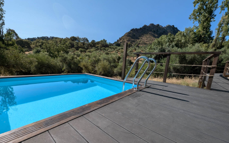 Since 2024, this property offers a small pool